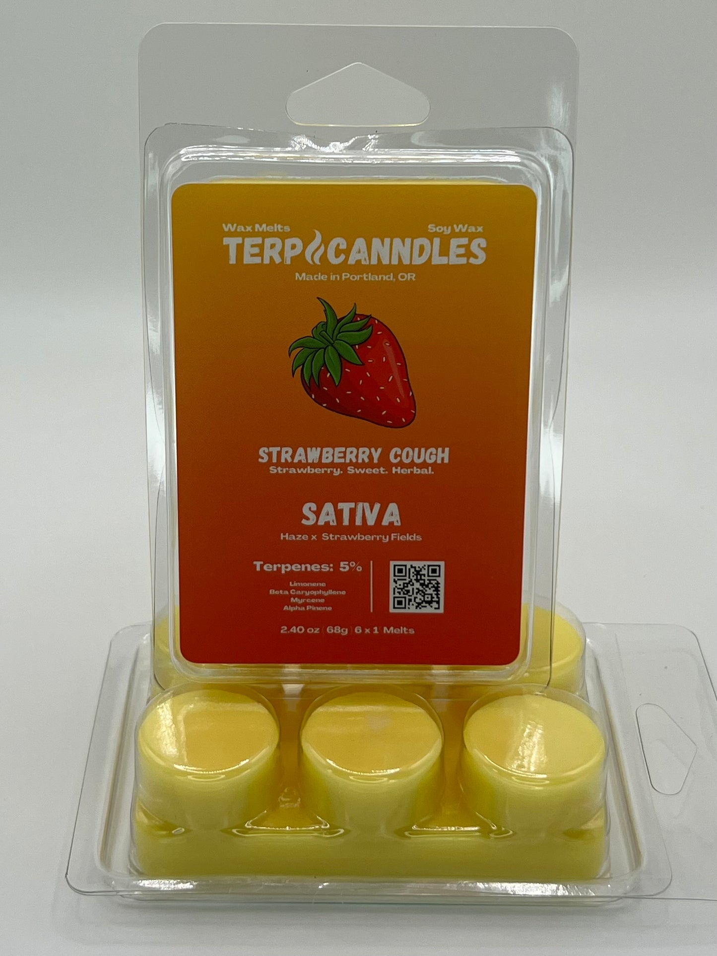 Strawberry Cough Wax Melts 2.40 oz / Sativa