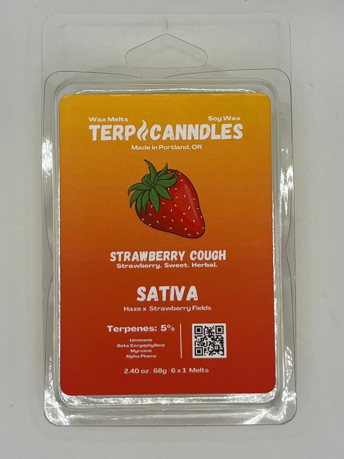 Strawberry Cough Wax Melts 2.40 oz / Sativa