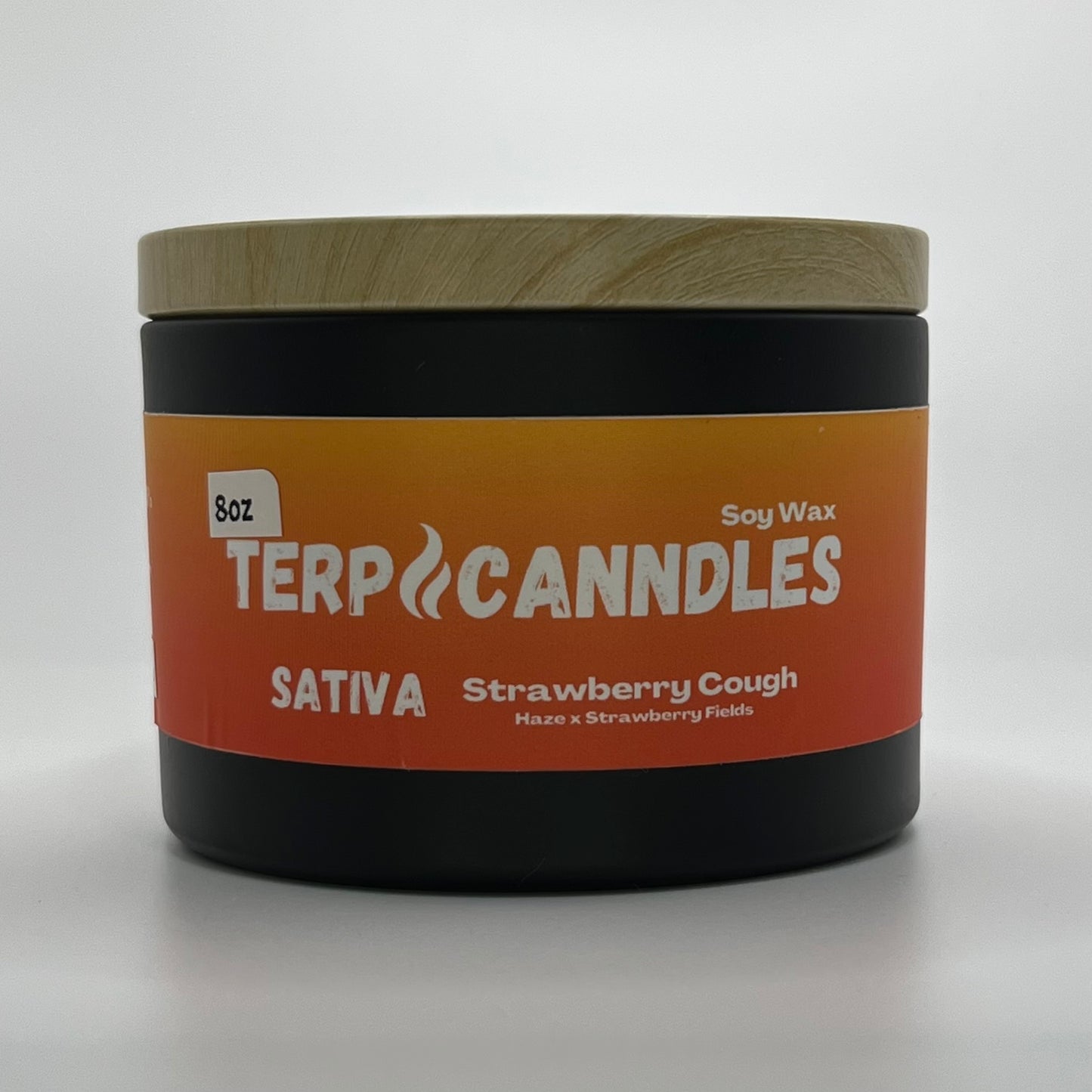 Strawberry Cough 8oz Terpene Candle / Sativa