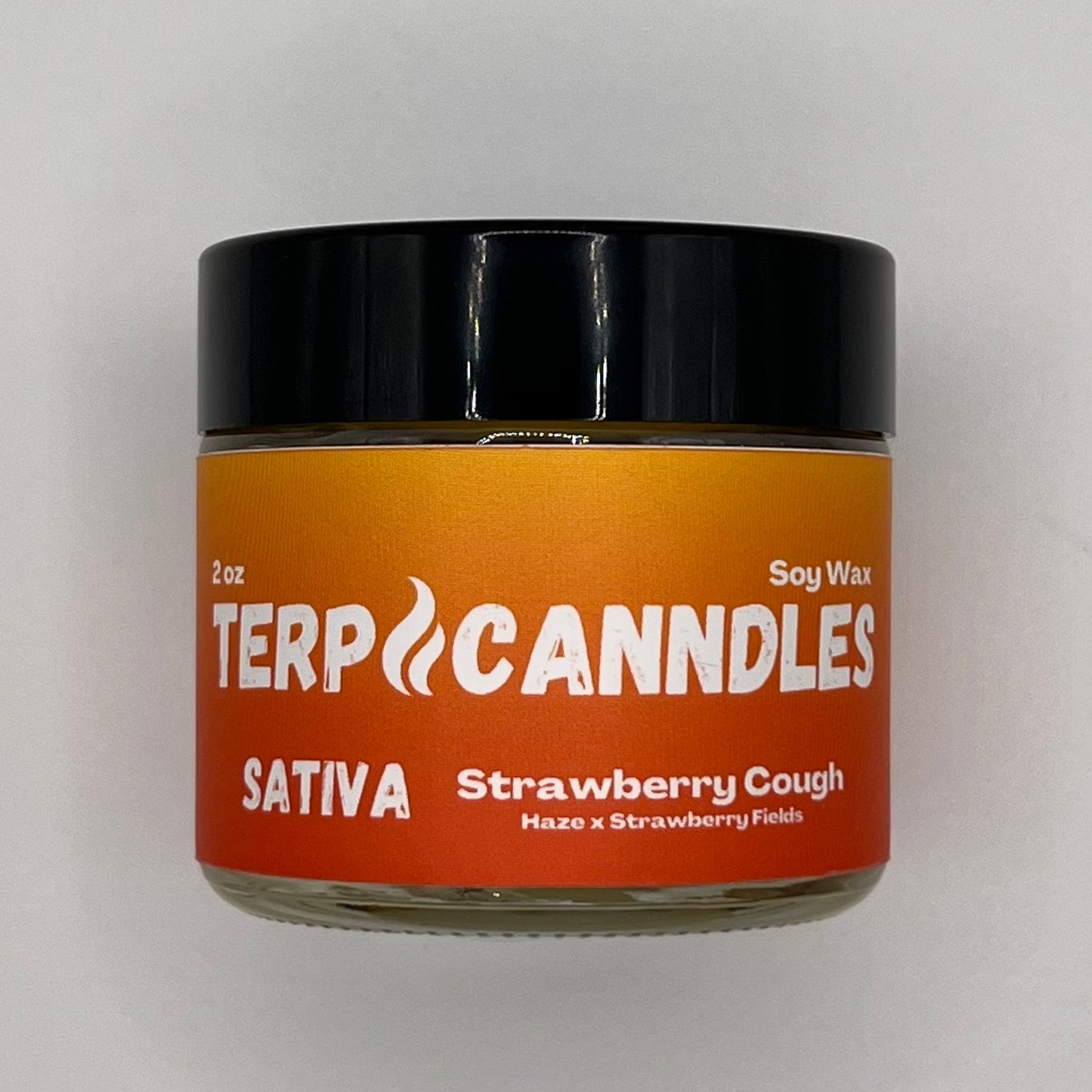 Strawberry Cough 2oz Terpene Candle / Sativa