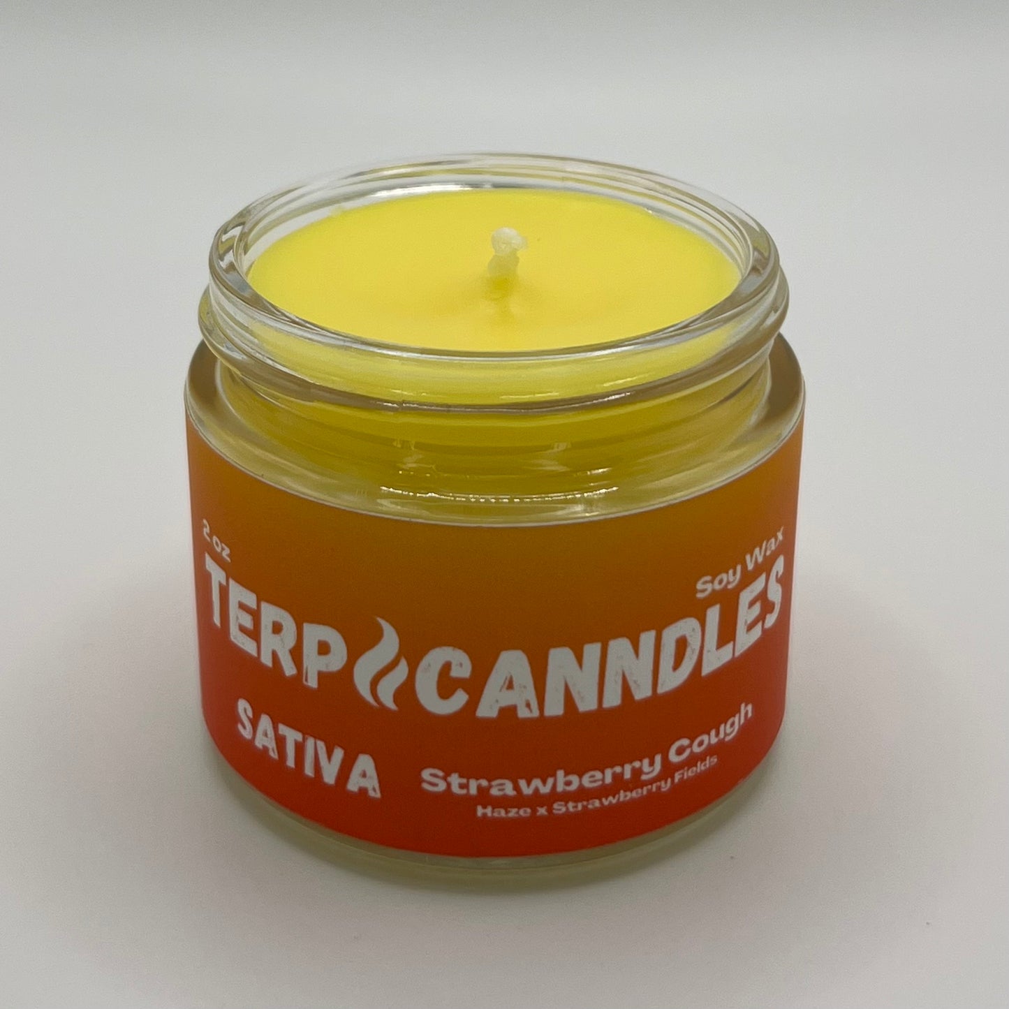 Strawberry Cough 2oz Terpene Candle / Sativa